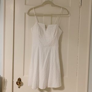 White Eyelet Dress
